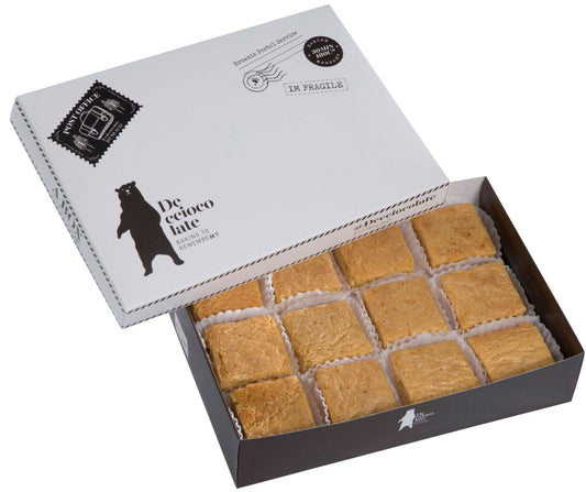 Brownies de chocolate blanco sencillos