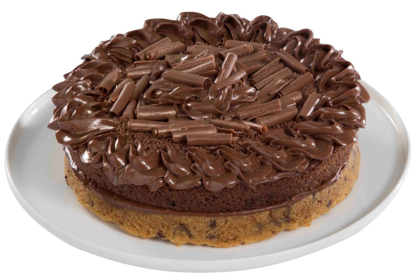 Torta Brownie + Galleta con crema de avellana